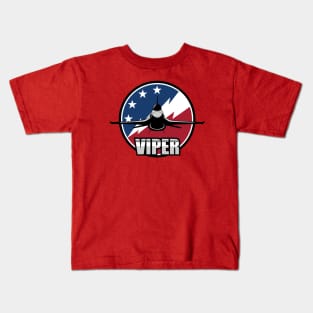 F-16 Viper Patch Kids T-Shirt